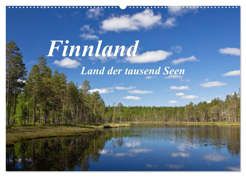 Finnland - Land der tausend Seen (CALVENDO Wandkalender 2026)
