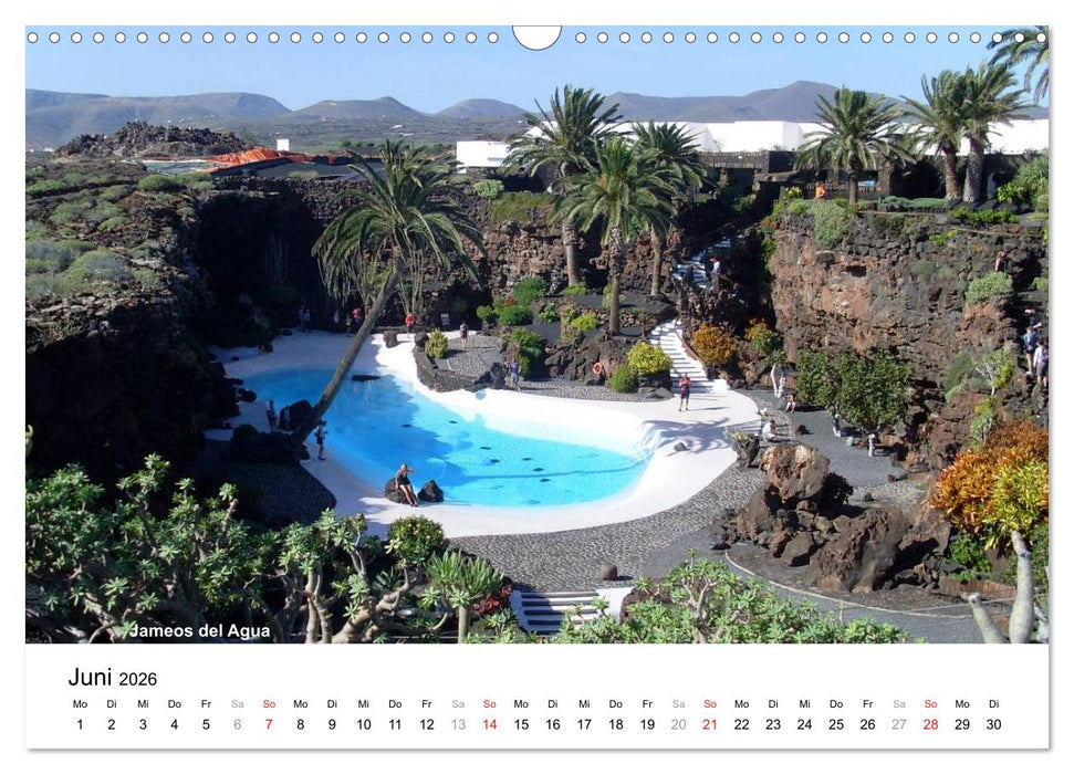 Die Canarischen Inseln - Lanzarote (CALVENDO Wandkalender 2026)