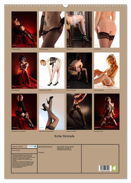 Echte Strümpfe (CALVENDO Wandkalender 2026)