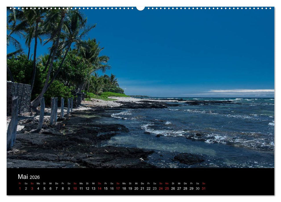 Hawaiianische Träume Big Island (CALVENDO Wandkalender 2026)