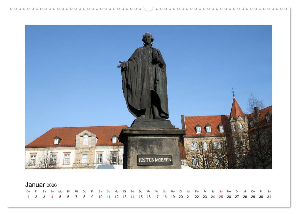 Die Friedensstadt Osnabrück (CALVENDO Wandkalender 2026)