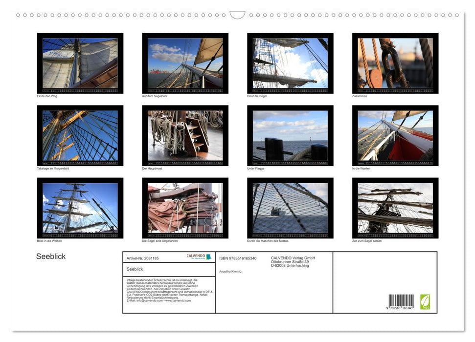 Seeblick (CALVENDO Wandkalender 2026)