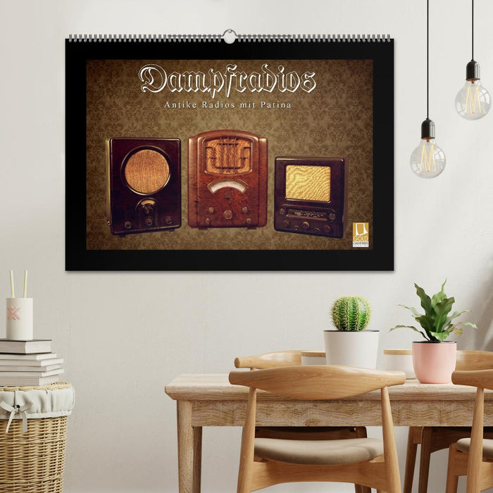 Dampfradios - Antike Radios mit Patina (CALVENDO Wandkalender 2026)