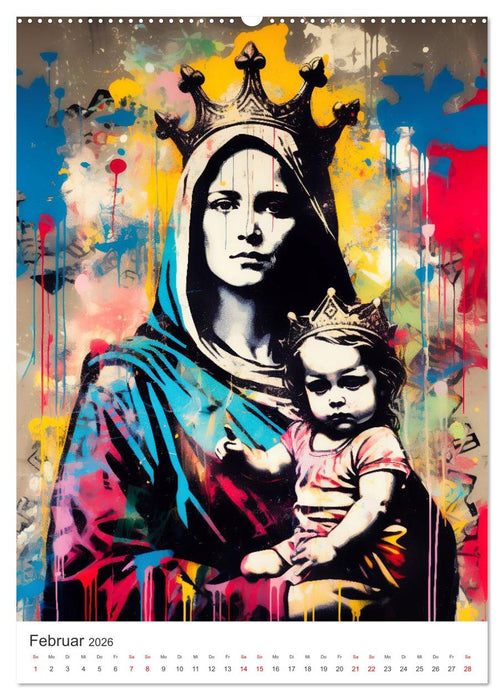 STREETART Neu Erleben Ein KI-Kunstkalender (CALVENDO Premium Wandkalender 2026)