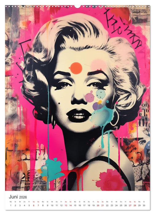 STREETART Neu Erleben Ein KI-Kunstkalender (CALVENDO Premium Wandkalender 2026)