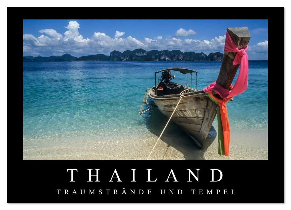 Thailand - Traumstrände und Tempel (CALVENDO Wandkalender 2026)