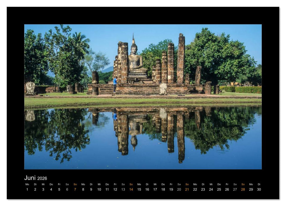 Thailand - Traumstrände und Tempel (CALVENDO Wandkalender 2026)