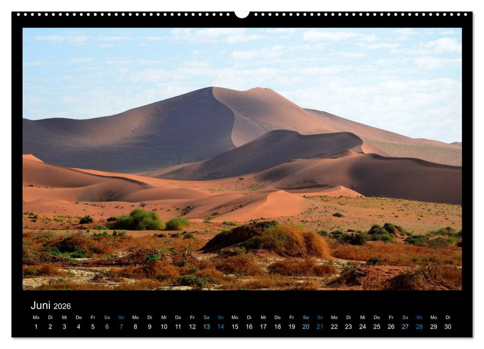 Namibia 2026 Farben der Wüste (CALVENDO Premium Wandkalender 2026)