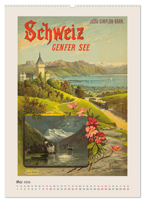 Die goldene Ära des Reisens (CALVENDO Wandkalender 2026)