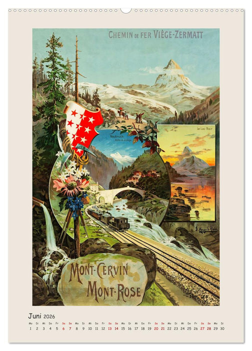 Die goldene Ära des Reisens (CALVENDO Wandkalender 2026)