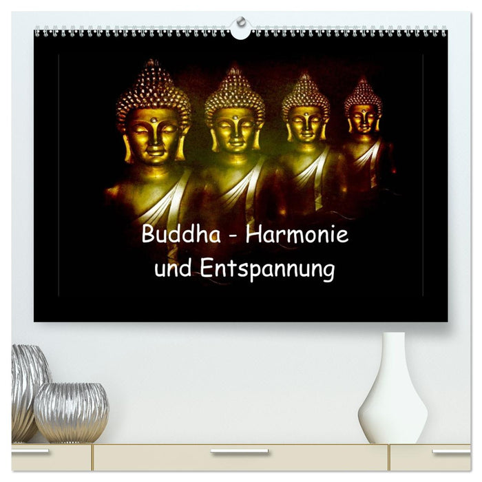 Buddha - Harmonie und Entspannung (CALVENDO Premium Wandkalender 2026)