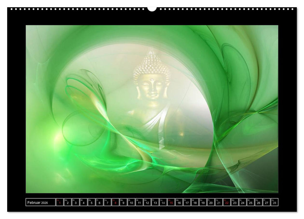Buddha - Harmonie und Entspannung (CALVENDO Premium Wandkalender 2026)