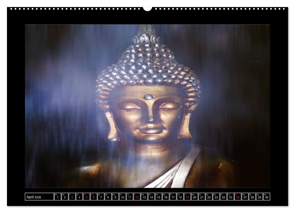 Buddha - Harmonie und Entspannung (CALVENDO Premium Wandkalender 2026)