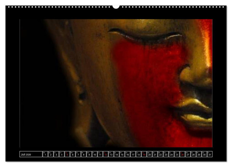 Buddha - Harmonie und Entspannung (CALVENDO Premium Wandkalender 2026)
