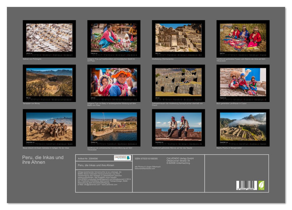 Peru, die Inkas und ihre Ahnen (CALVENDO Wandkalender 2026)