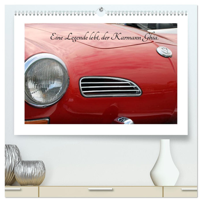 Eine Legende lebt, der Karmann-Ghia (CALVENDO Premium Wandkalender 2026)