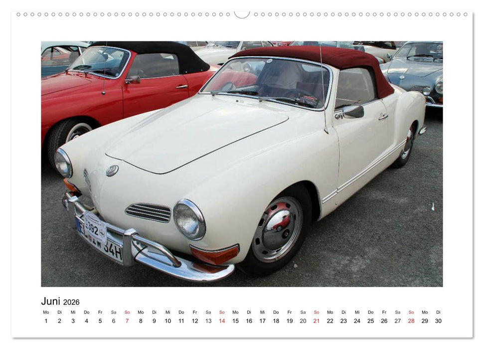 Eine Legende lebt, der Karmann-Ghia (CALVENDO Premium Wandkalender 2026)