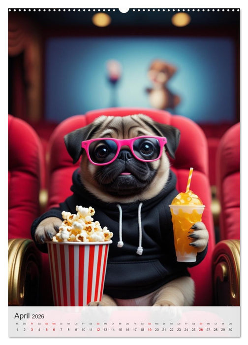 Daily Dogs – Tierisch menschlich (CALVENDO Premium Wandkalender 2026)