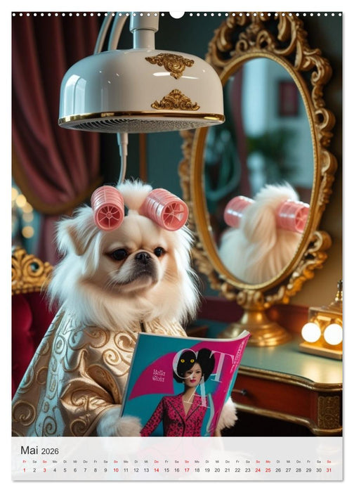 Daily Dogs – Tierisch menschlich (CALVENDO Premium Wandkalender 2026)