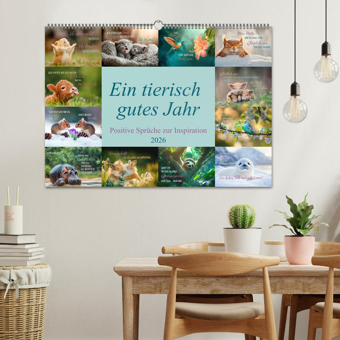 Ein tierisch gutes Jahr (CALVENDO Wandkalender 2026)