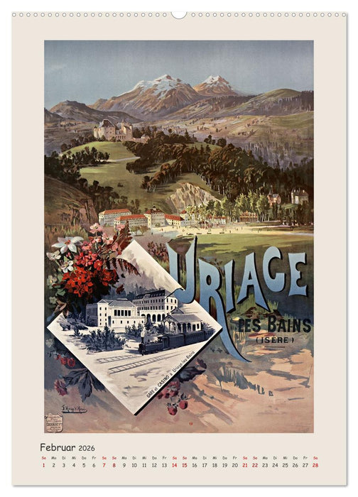 Die goldene Ära des Reisens (CALVENDO Premium Wandkalender 2026)