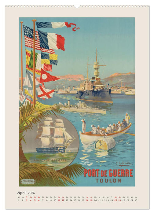 Die goldene Ära des Reisens (CALVENDO Premium Wandkalender 2026)