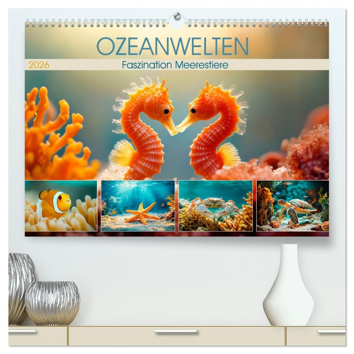 OZEANWELTEN Faszination Meerestiere (CALVENDO Premium Wandkalender 2026)