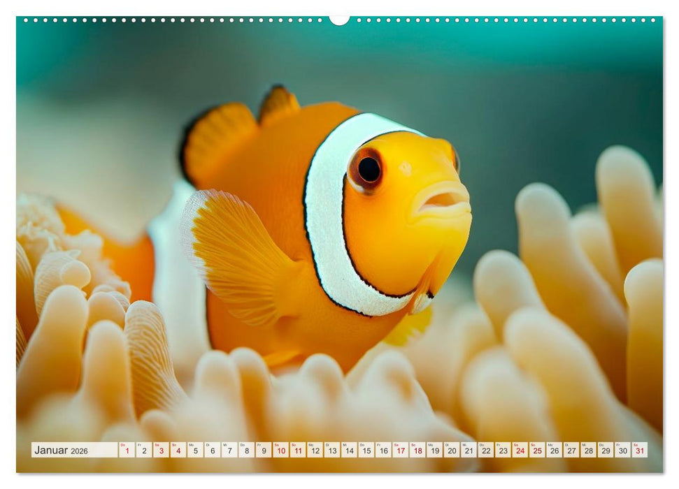 OZEANWELTEN Faszination Meerestiere (CALVENDO Premium Wandkalender 2026)