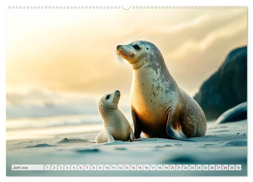 OZEANWELTEN Faszination Meerestiere (CALVENDO Premium Wandkalender 2026)