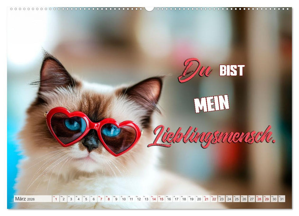 HERZENSSACHE Liebe und Dankbarkeit schenken (CALVENDO Premium Wandkalender 2026)