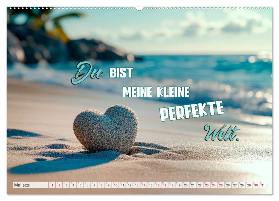 HERZENSSACHE Liebe und Dankbarkeit schenken (CALVENDO Premium Wandkalender 2026)