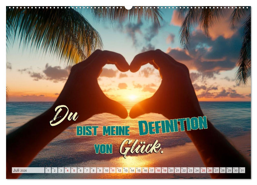 HERZENSSACHE Liebe und Dankbarkeit schenken (CALVENDO Premium Wandkalender 2026)