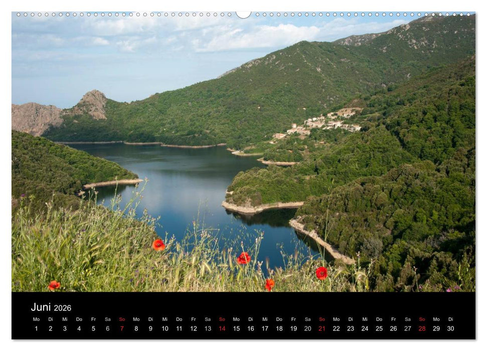Korsika Insel der Schönheit (CALVENDO Premium Wandkalender 2026)