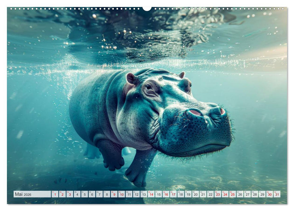 TIERWELT AFRIKA Faszination Wildnis (CALVENDO Premium Wandkalender 2026)