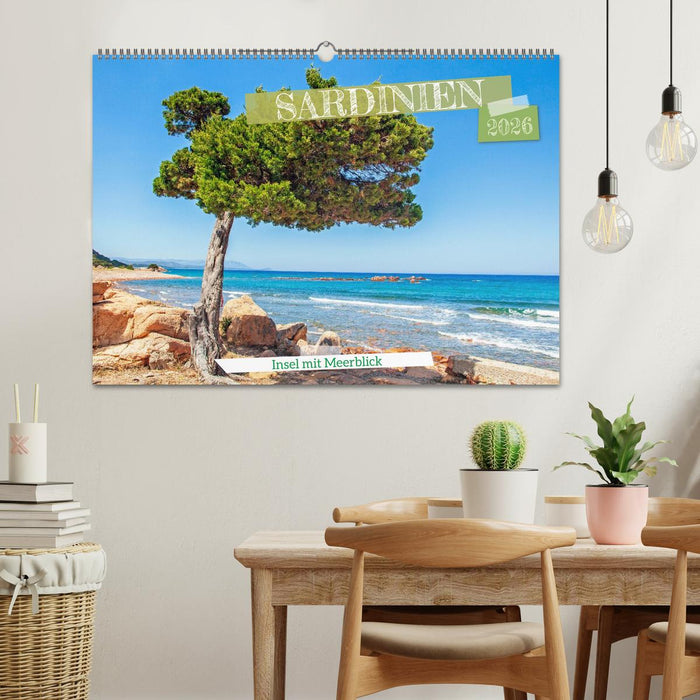 Sardinien Insel mit Meerblick (CALVENDO Wandkalender 2026)
