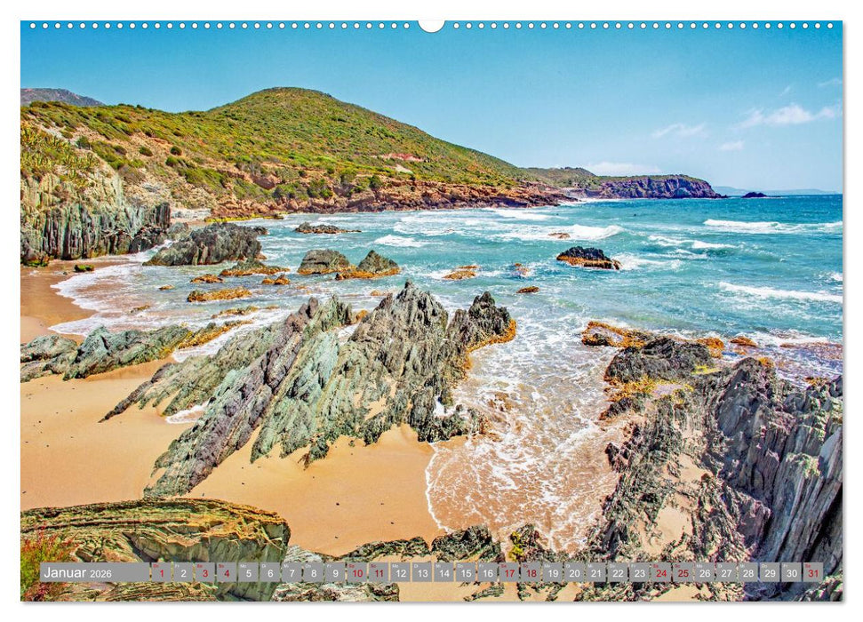 Sardinien Insel mit Meerblick (CALVENDO Wandkalender 2026)