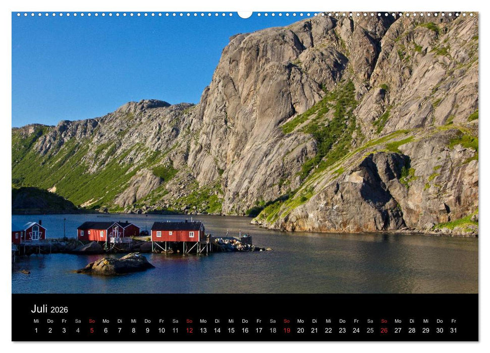 Norwegen - Faszination des Nordens (CALVENDO Premium Wandkalender 2026)