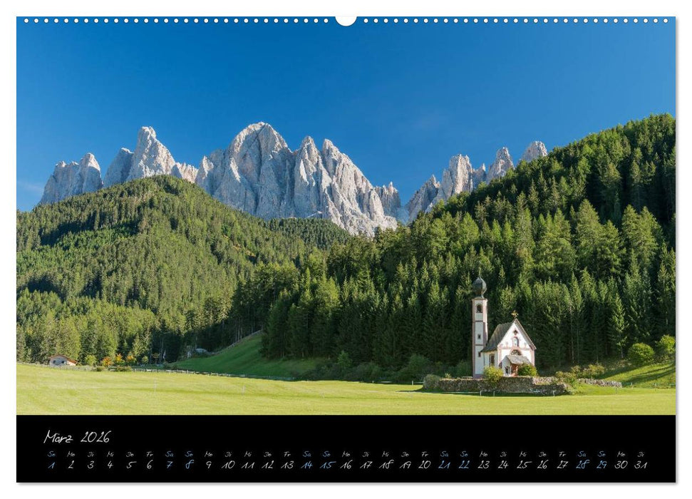 Dolomiten (CALVENDO Premium Wandkalender 2026)