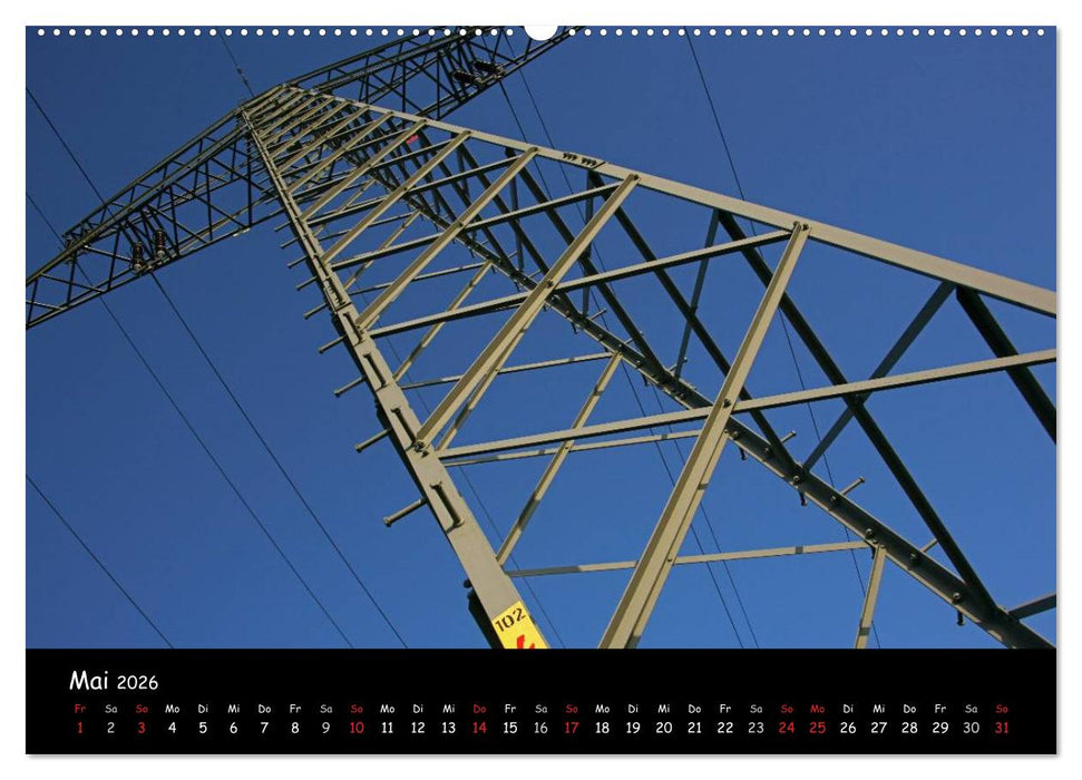 Unter Strom (CALVENDO Premium Wandkalender 2026)