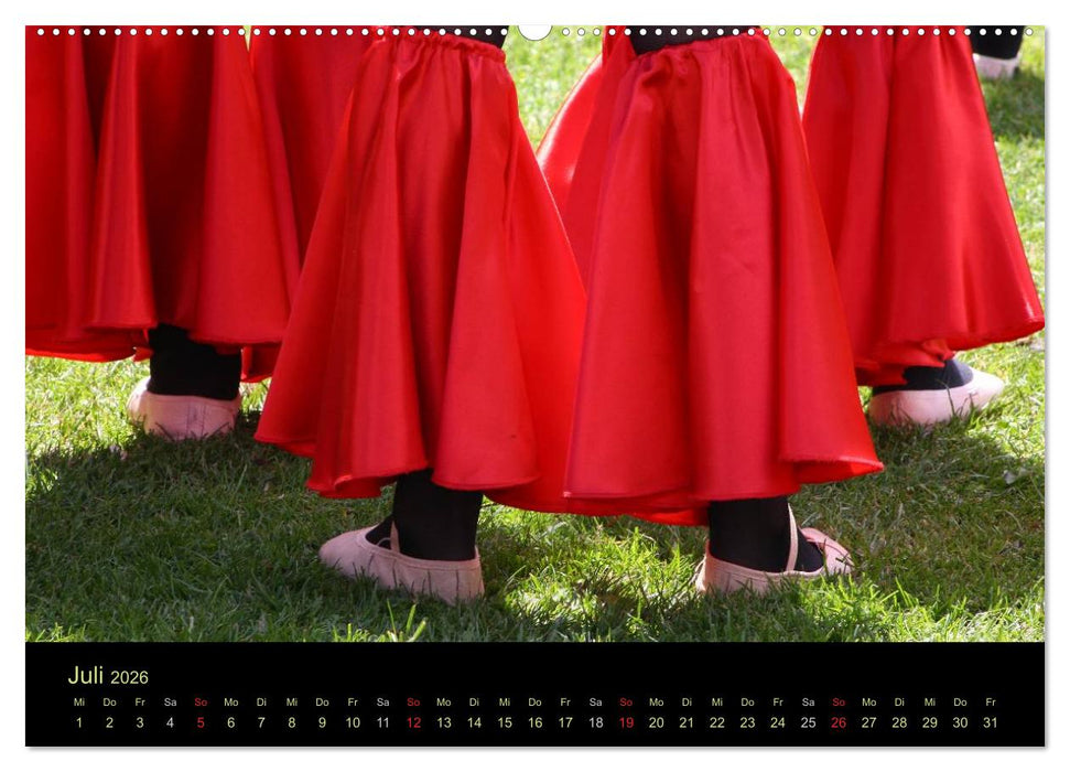 Mädchenträume - Ballett und Tanz (CALVENDO Premium Wandkalender 2026)