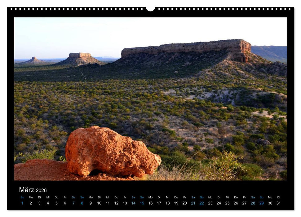 Namibia 2026 Farben der Wüste (CALVENDO Wandkalender 2026)