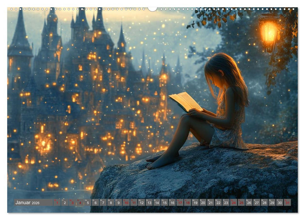 Lesen ist eine Reise durch Zeit und Raum (CALVENDO Premium Wandkalender 2026)
