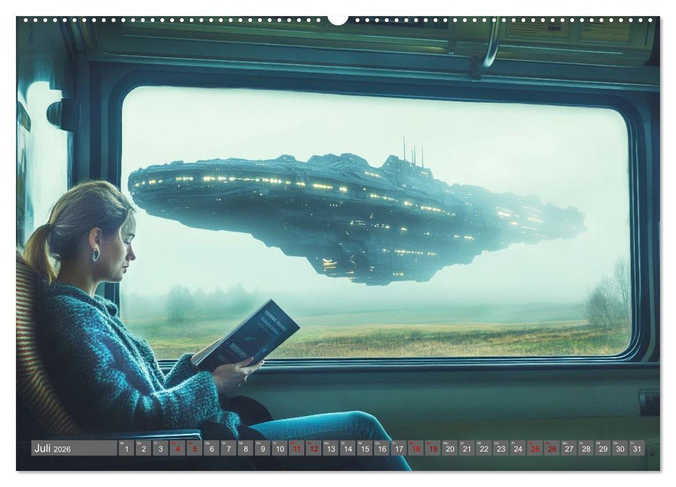 Lesen ist eine Reise durch Zeit und Raum (CALVENDO Premium Wandkalender 2026)