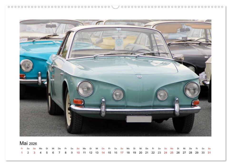 Eine Legende lebt, der Karmann-Ghia (CALVENDO Wandkalender 2026)