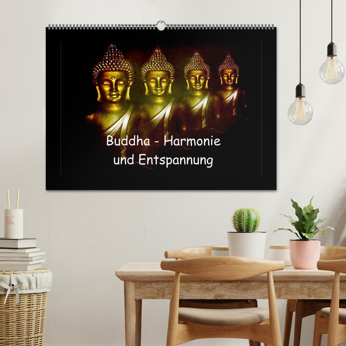 Buddha - Harmonie und Entspannung (CALVENDO Wandkalender 2026)