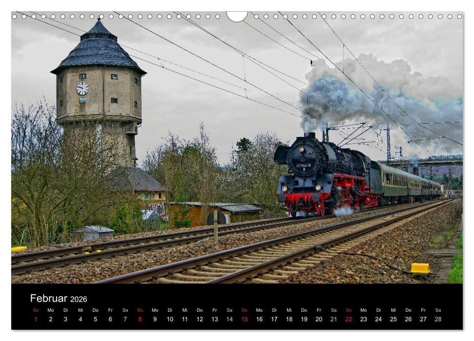 Unterwegs am Bahndamm (CALVENDO Wandkalender 2026)