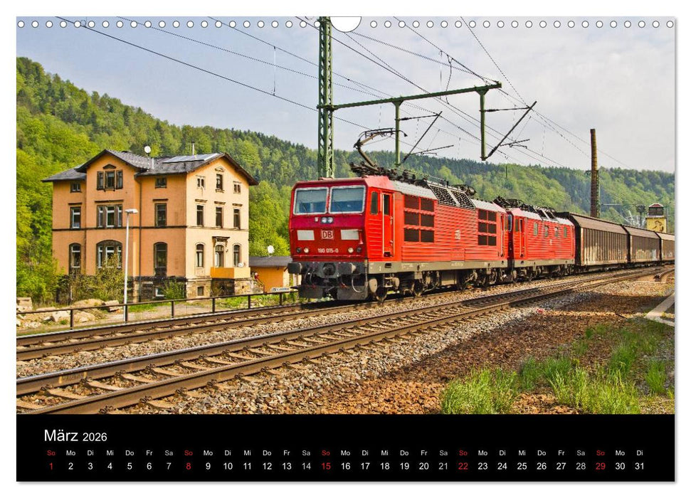 Unterwegs am Bahndamm (CALVENDO Wandkalender 2026)