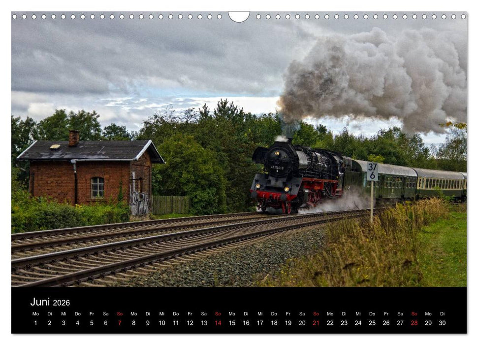 Unterwegs am Bahndamm (CALVENDO Wandkalender 2026)