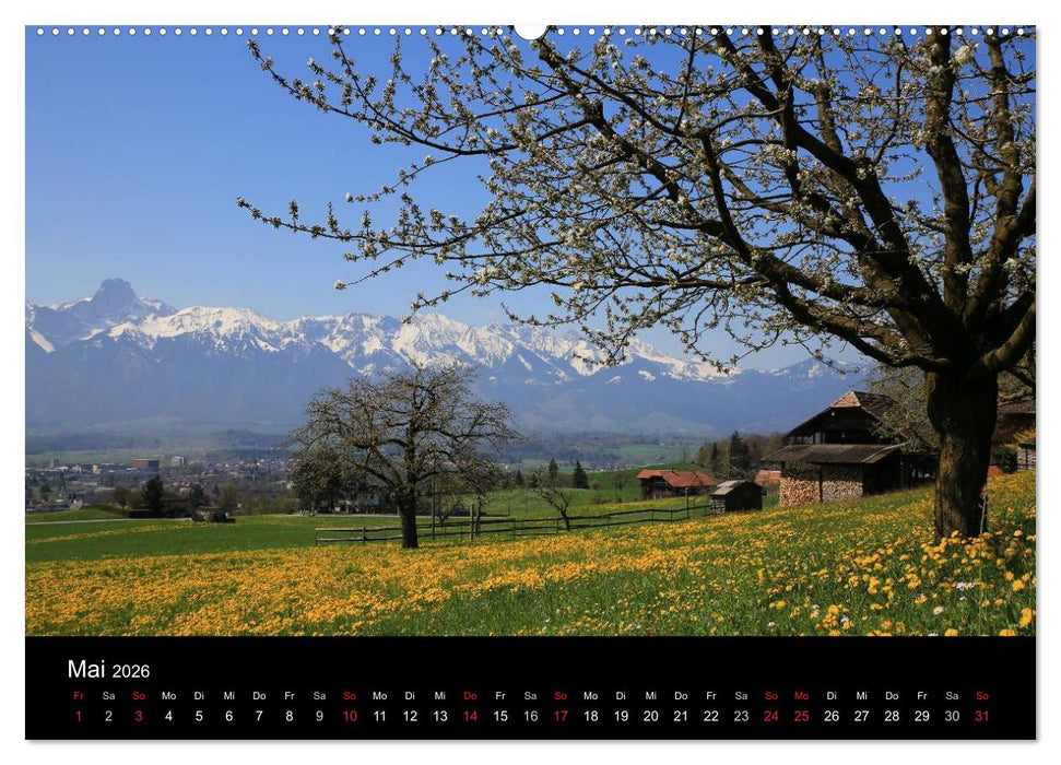 Berner Oberland (CALVENDO Premium Wandkalender 2026)