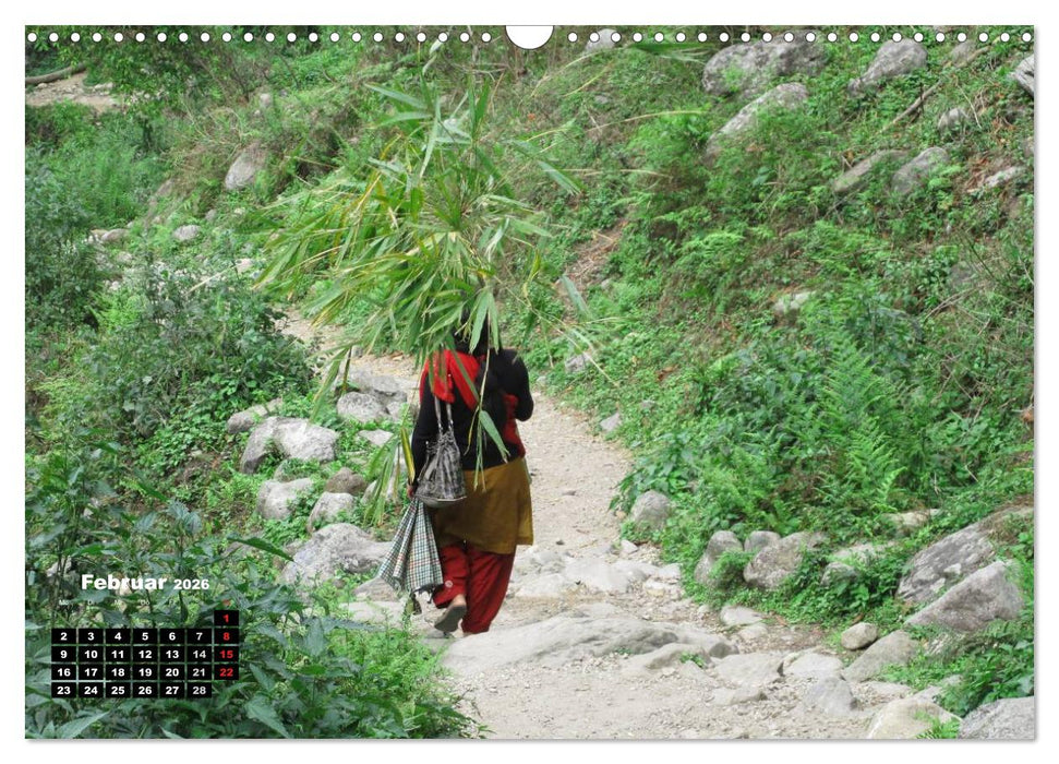 Nepal 2026 Menschen, Berge und Götter zwischen Annapurna und Marsyangdi (CALVENDO Wandkalender 2026)